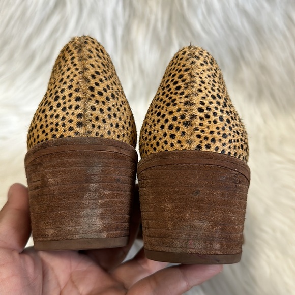 Madewell The Brady Lowcut Bootie in Spotted Calf Hair Size 6.5 - Picture 8 of 11